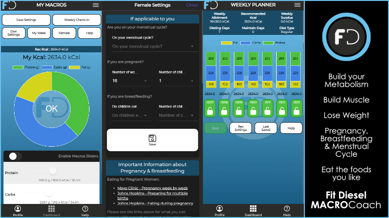 Fit Diesel App - MACROCoach