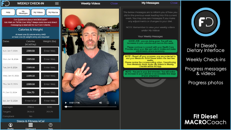 Fit Diesel App - MACROCoach